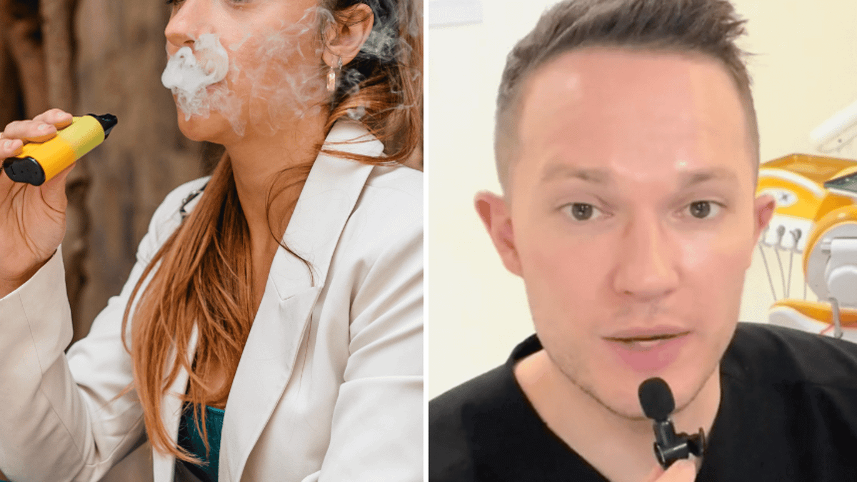 The scary 'vape tongue' symptoms a dentist is warning you about as new ban  considered