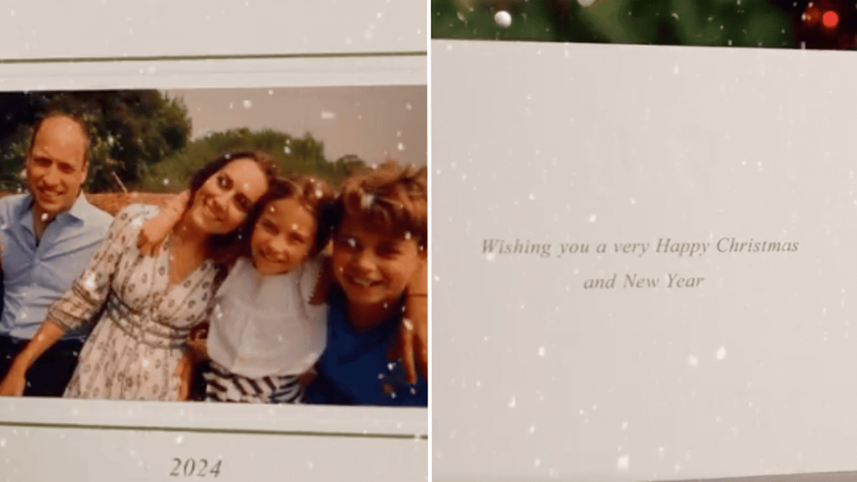Kate And William Christmas Card 2026