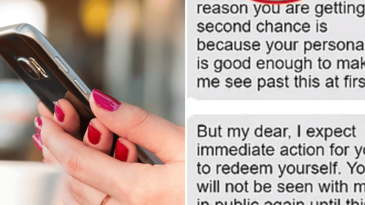 Woman left stunned after 'charming' date sends her cruel messages about ...