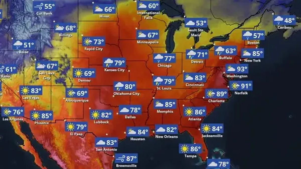 Millions brace for East Coast heatwave that could break records