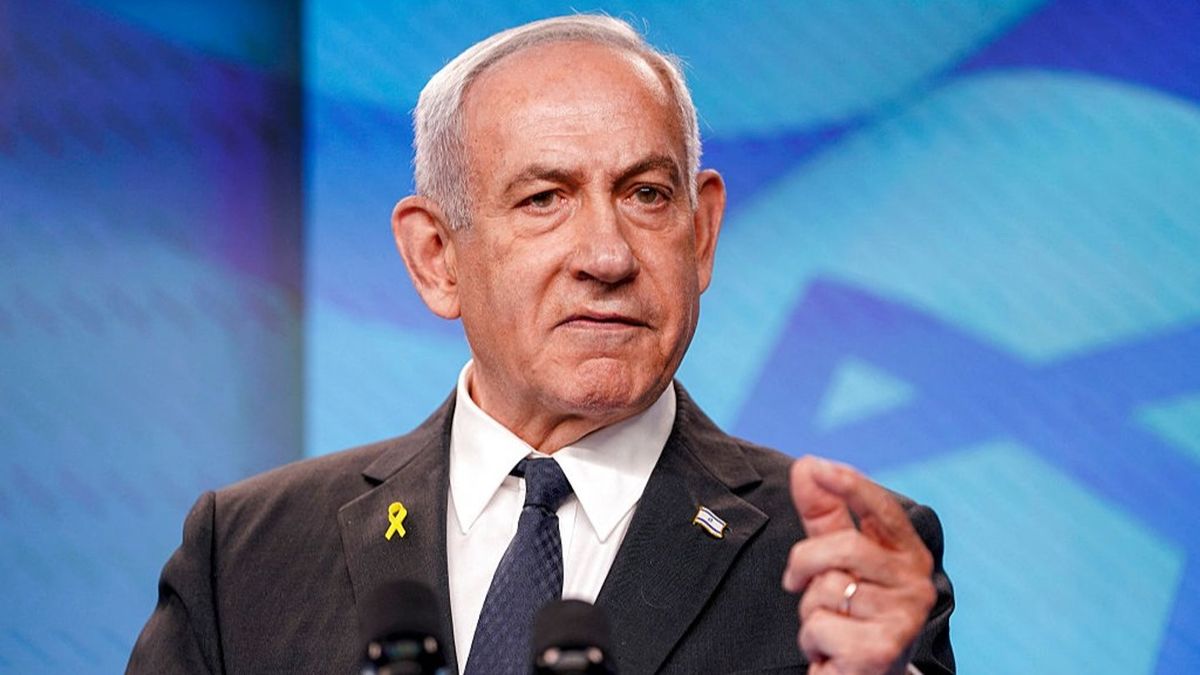 Israel's Netanyahu sparks fears as he makes nuclear threat and AI-generated nuclear explosion image