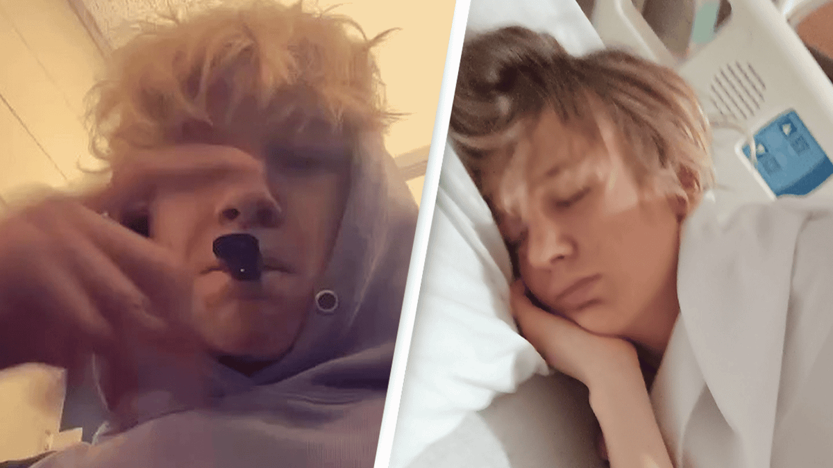 Autumn Rapper Vaping Teen, 15, nearly died of dehydration after vaping so much he was left ...