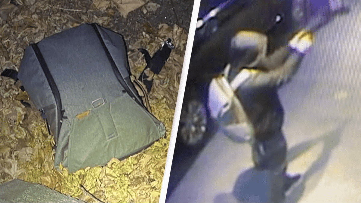 Contents revealed of backpack believed to belong to UnitedHealthcare ...