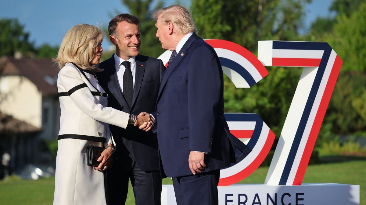 Donald Trump Under Fire For 'Weird' Move On Brigitte Macron After Arriving In France