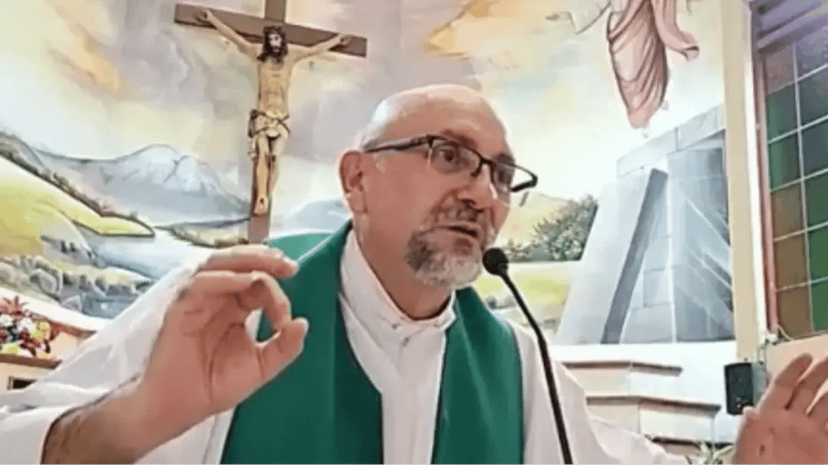 Church Breaks Silence After Crucifix Falls On Priest During Livestreamed Mass As His Haunting Final Words Are Revealed
