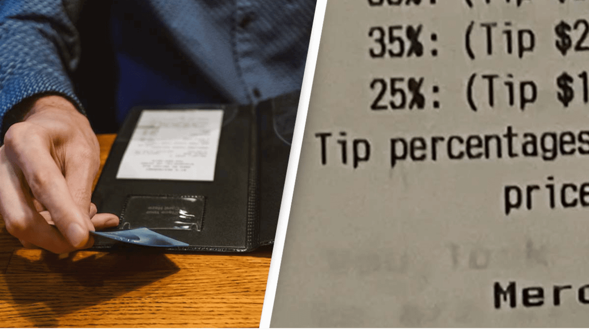 Suggested Tips Restaurant's 'suggested tip' on receipt has people outraged after ...