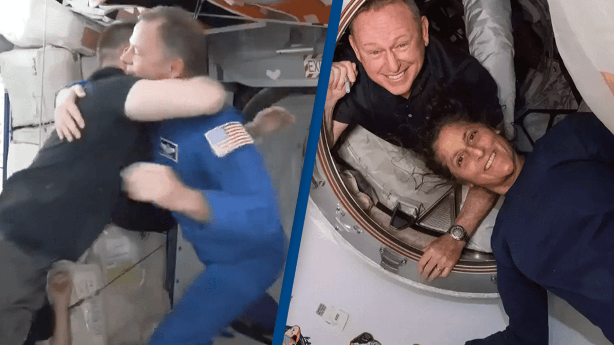 Iss Rescue SpaceX capsule docks at ISS to rescue astronauts months after being ...