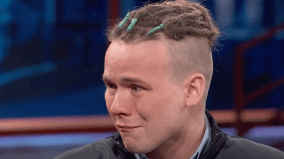 Man with severe anger issues breaks down in tears after seeing what ...