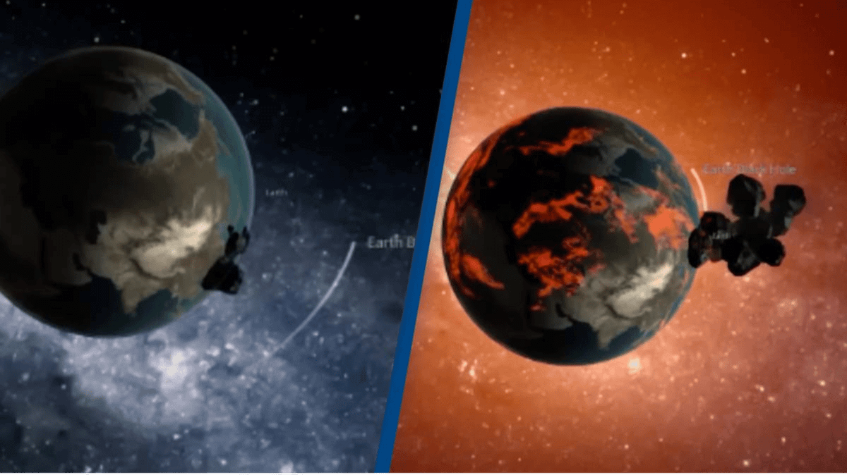 Scary simulation shows what would happen if a tiny black hole came ...