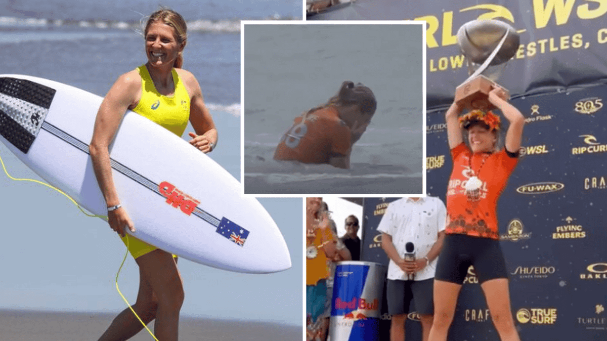 Aussie legend Stephanie Gilmore breaks mammoth surfing record and wins ...