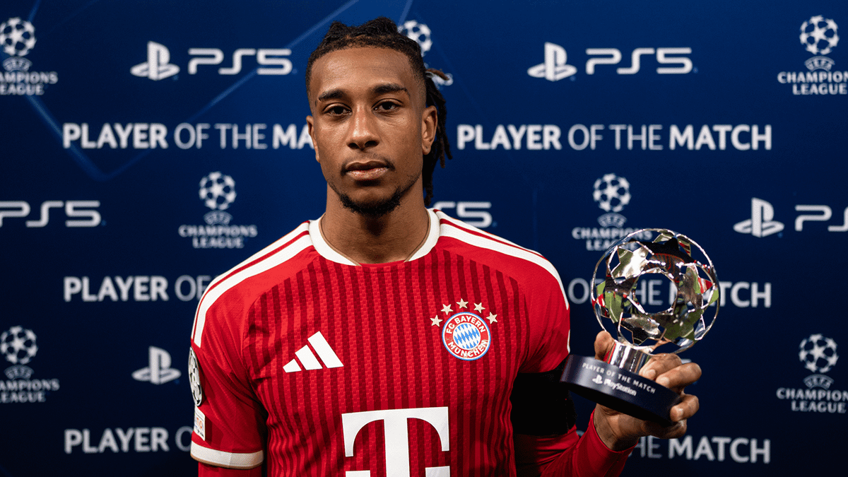 Michael Olise divides football fans with uncomfortable interview after Bayern Munich win in Champions League
