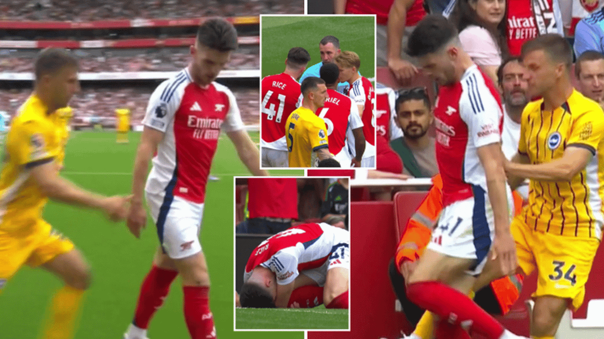Declan Rice sent off for the 'worst red card decision you will ever see ...