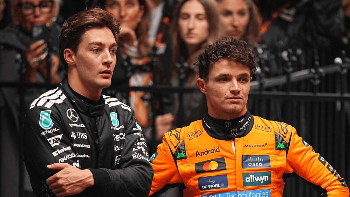 Dig Driver Lando Norris fires dig at George Russell over McLaren remarks ahead of ...