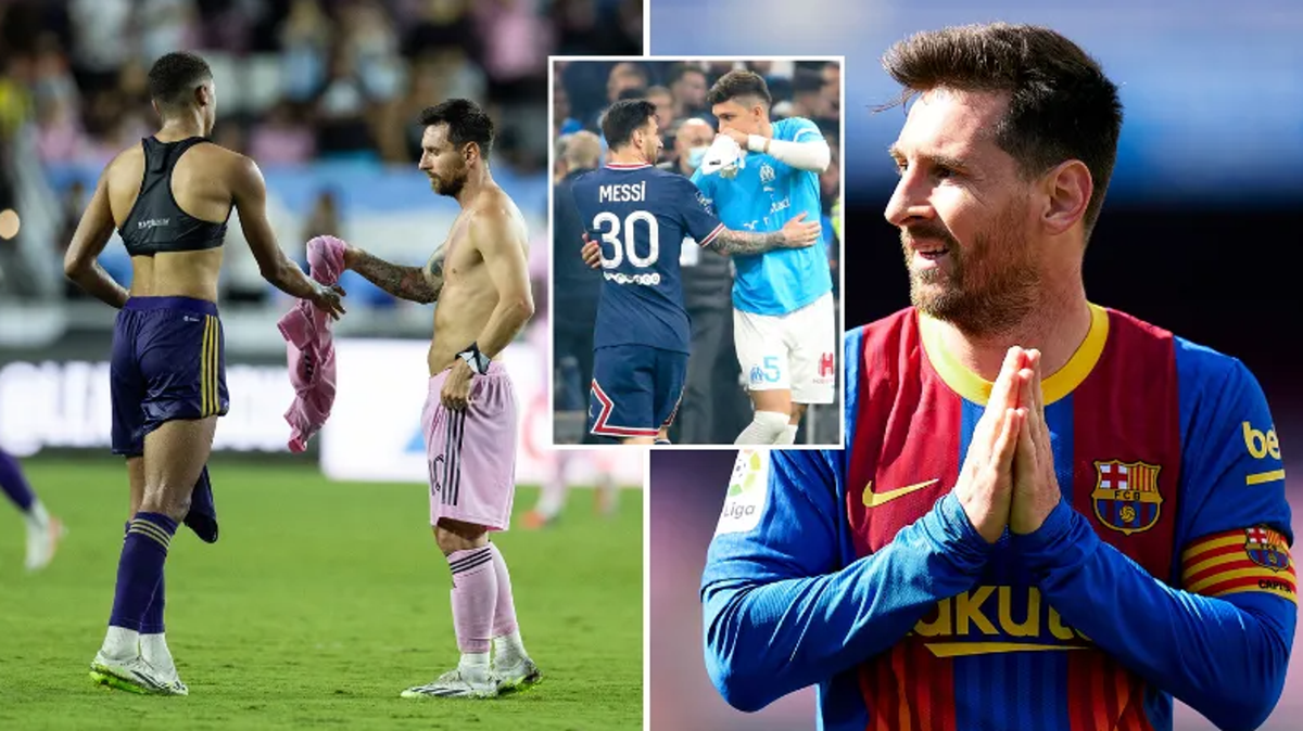 The one and only player Lionel Messi wanted to swap shirts with during ...