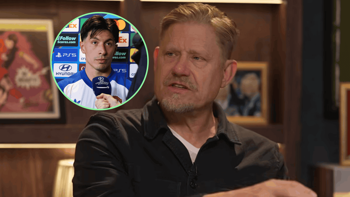 Peter Schmeichel reveals what happened just before Lisandro Martinez ...