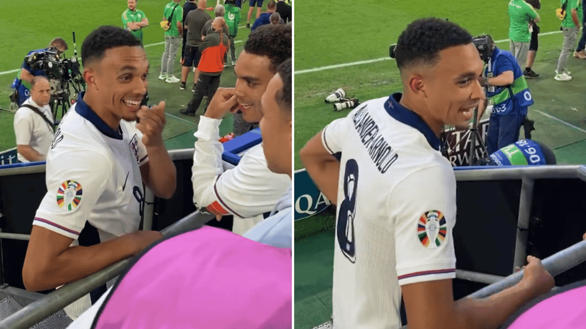England fans think they spotted Trent Alexander-Arnold drop a massive ...