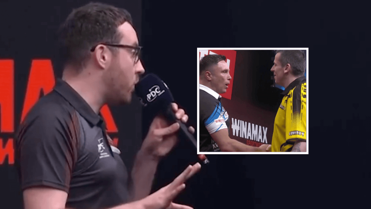 Darts referee Huw Ware praised for how he dealt with whistling crowd during Price vs Chisnall match
