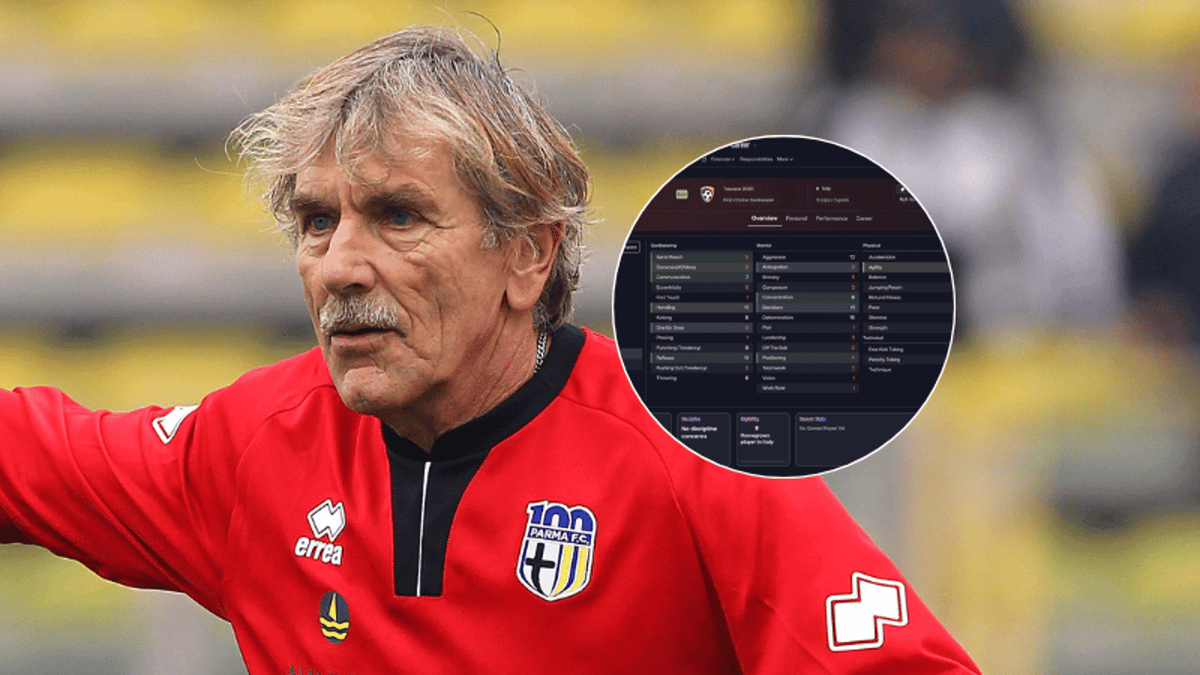 The incredible real-life story of the 83-year-old player who has been added to Football Manager 26