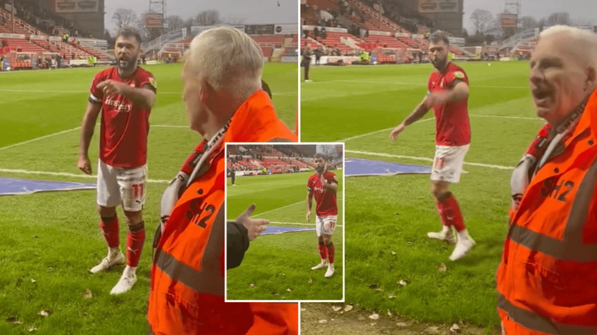 Charlie Austin confronts angry Swindon fans after 2-0 defeat to ...