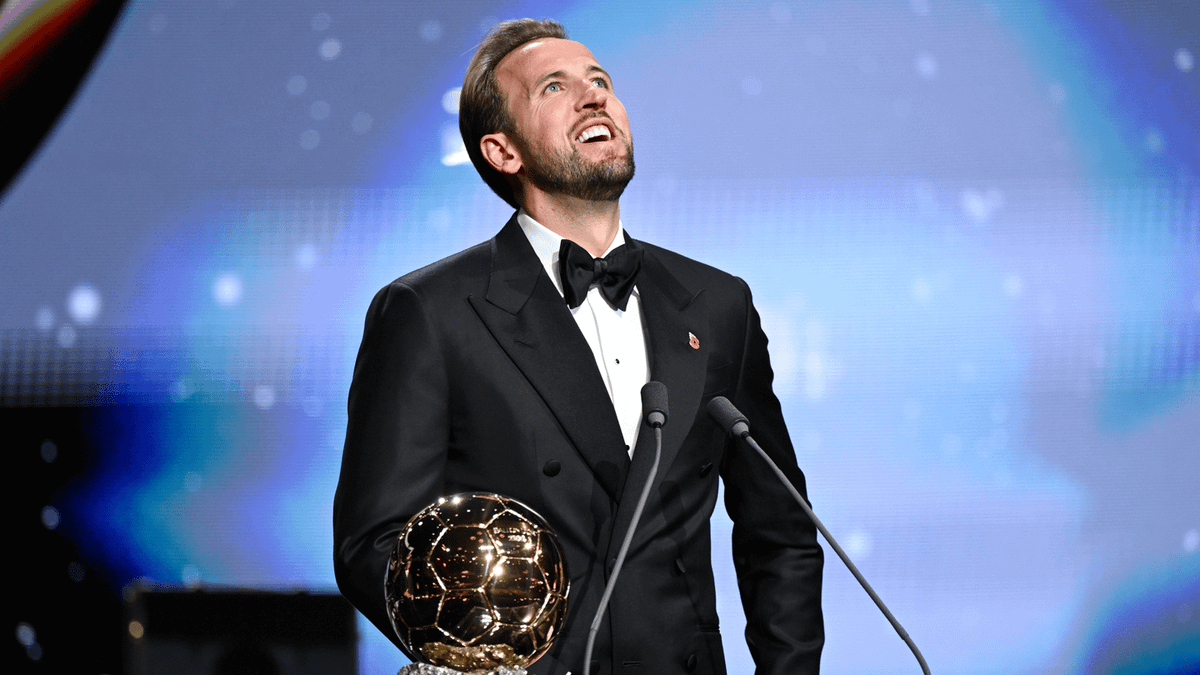 Harry Kane makes promise to England teammates after winning Ballon d'Or for first time