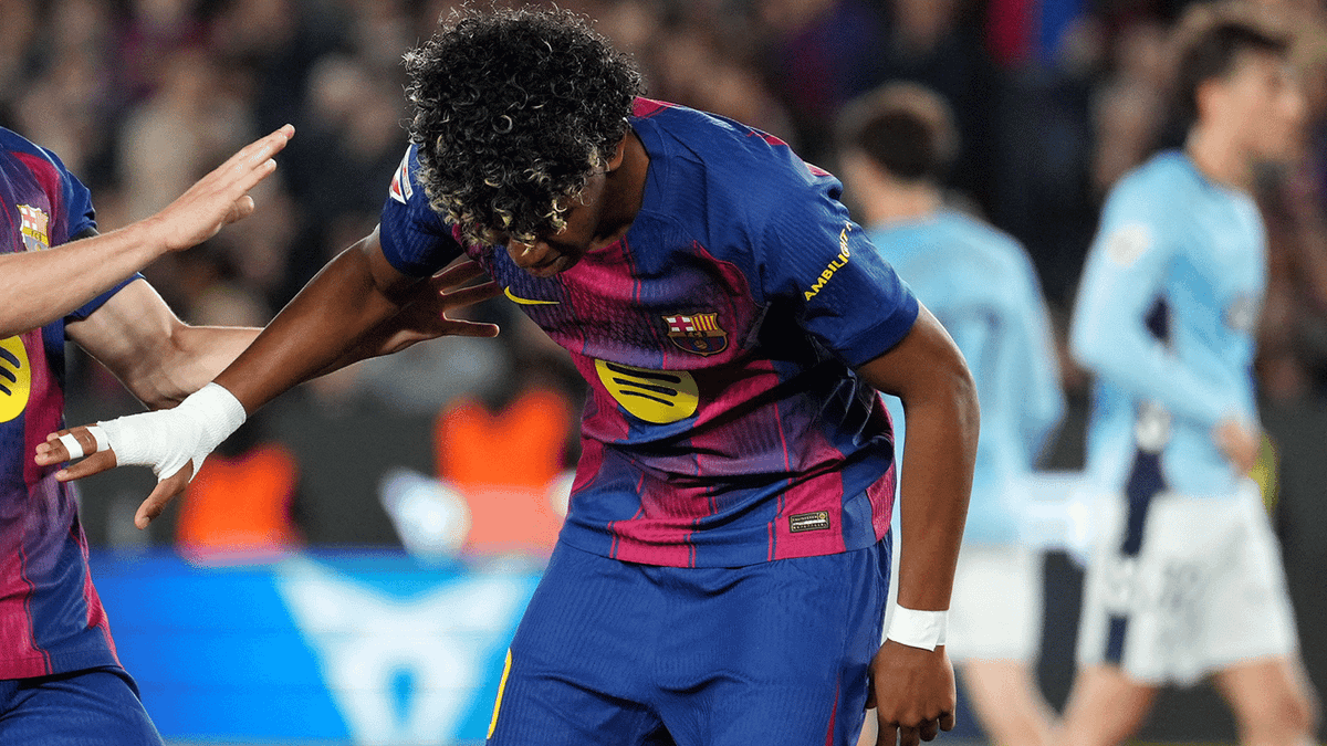 Lamine Yamal Suffers Freak Injury Taking Penalty For Barcelona