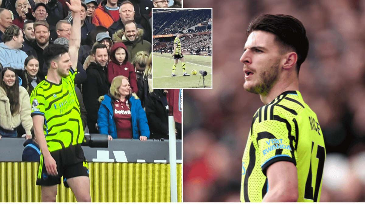 West Ham fans called 'classless' after what they did to Declan Rice, he ...