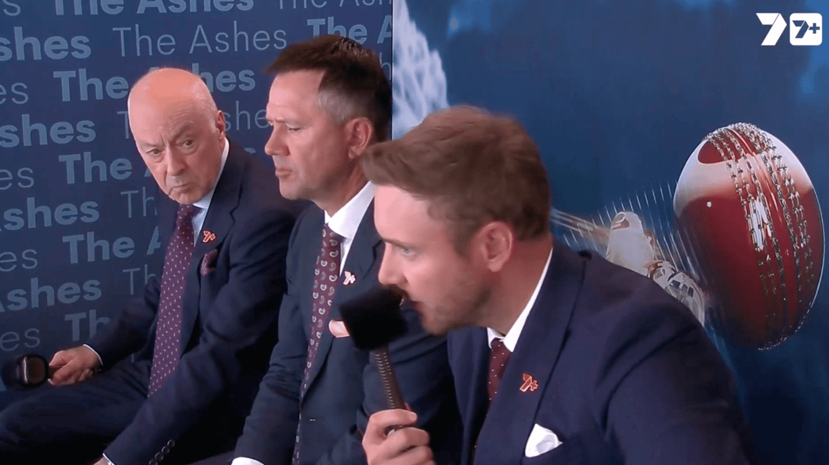 Stuart Broad Commentator Stuart Broad Stuns Ricky Ponting With On-Air Dig as Aussie Commentator ...