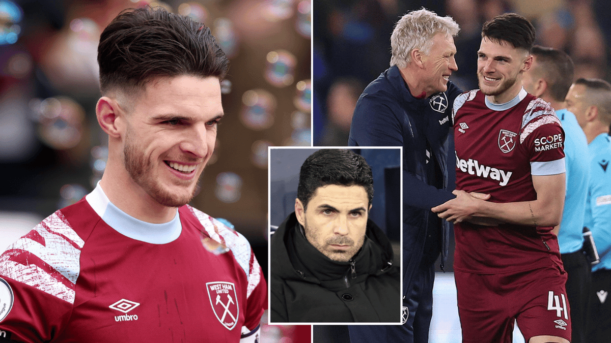 Arsenal have 'verbal agreement' with Declan Rice as West Ham asking ...