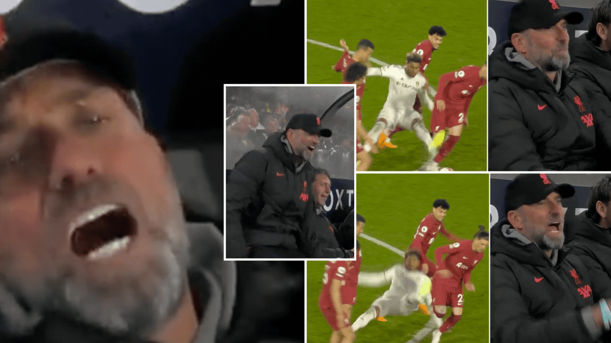 Jurgen Klopp had a priceless reaction to seeing his Liverpool team ...