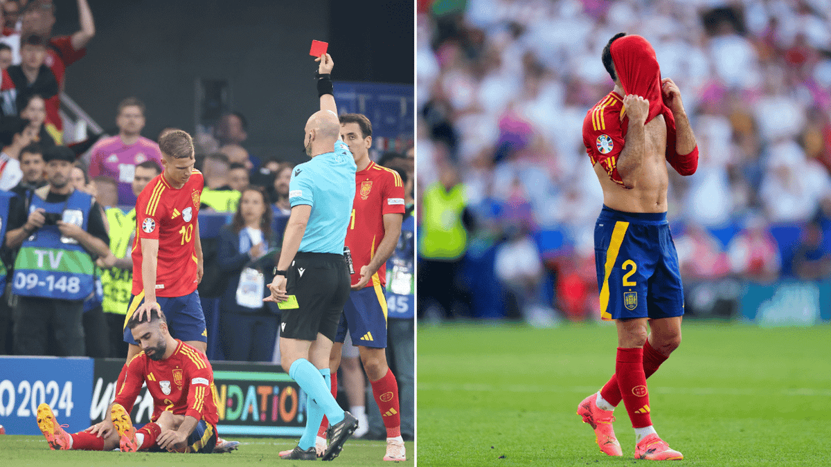 What UEFA rules say about Dani Carvajal facing England in Euro 2024 ...