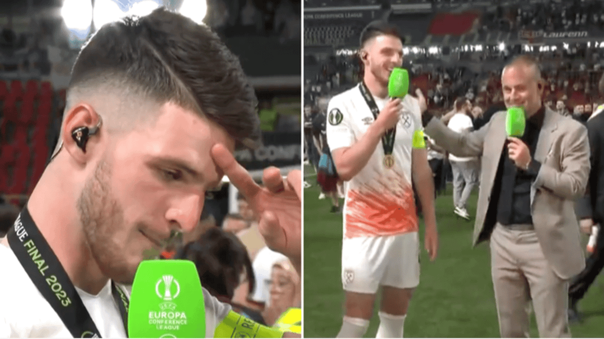 "I love this club..." - Declan Rice gives heartfelt interview after ...