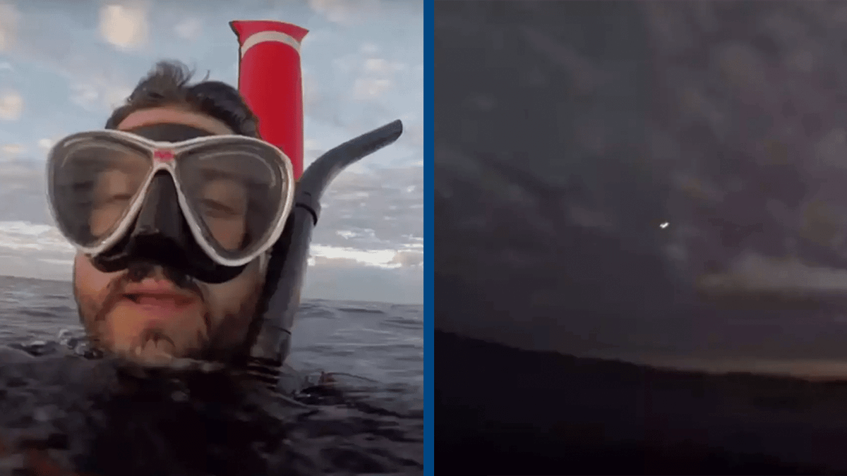 Diver captures his 'final moments' after being stranded alone 30 miles ...