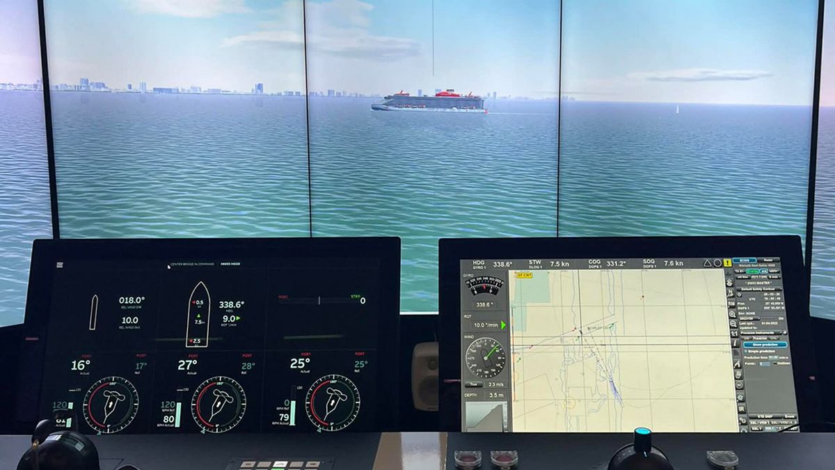 Ship Simulator Rig Exclusive look at simulator used to train crew powering the world's ...