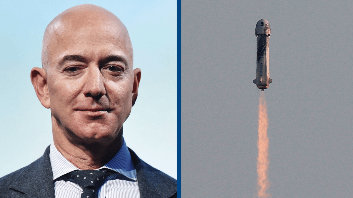 Jeff Bezos called Blue Origin’s historic rocket launch ‘insane’ just ...