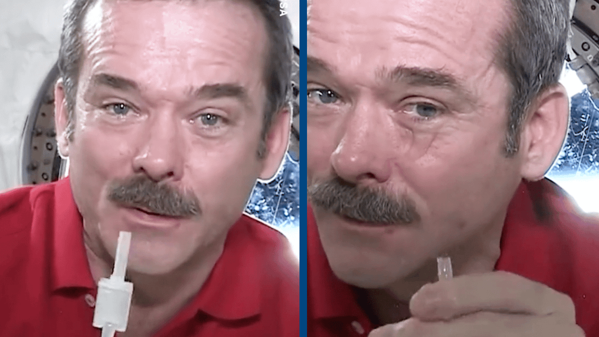 Crying Orbit Astronaut shows if it's possible to cry in space