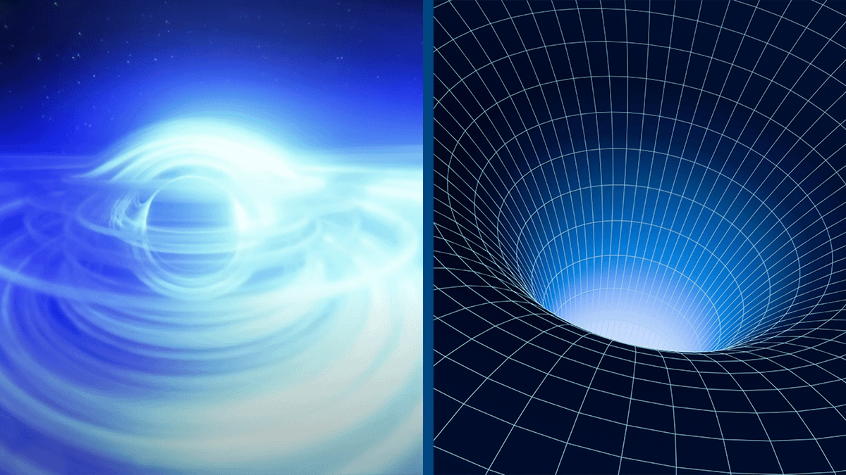 Eerily realistic simulation shows what you would see if you fell into a  black hole and it's freaking people out