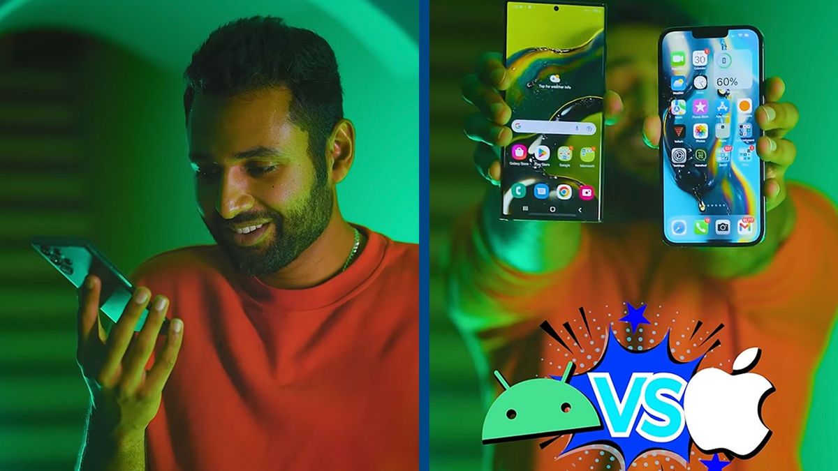 YouTuber puts an Android and iPhone to the test to see which one can ...