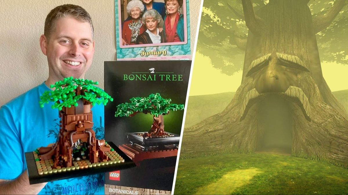 自作プレミアムセット Talented LEGO Builder Turns $40 Bonsai Set Into Zelda's Deku Tree