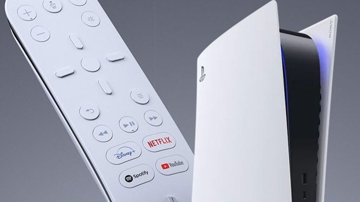 Remote Ps5 Device PS5 Media Remote Bypass, Link Up TV Remote With Console