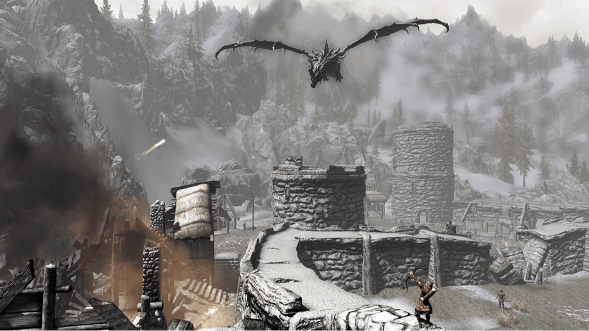 Skyrim player manages to kill Alduin without leaving Helgen