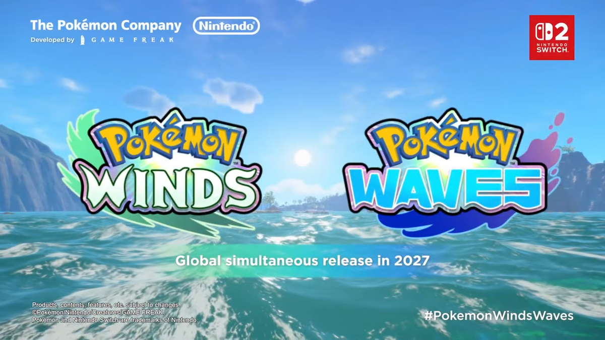 Pokemon Winds and Waves Announced, First Look at Generation 10