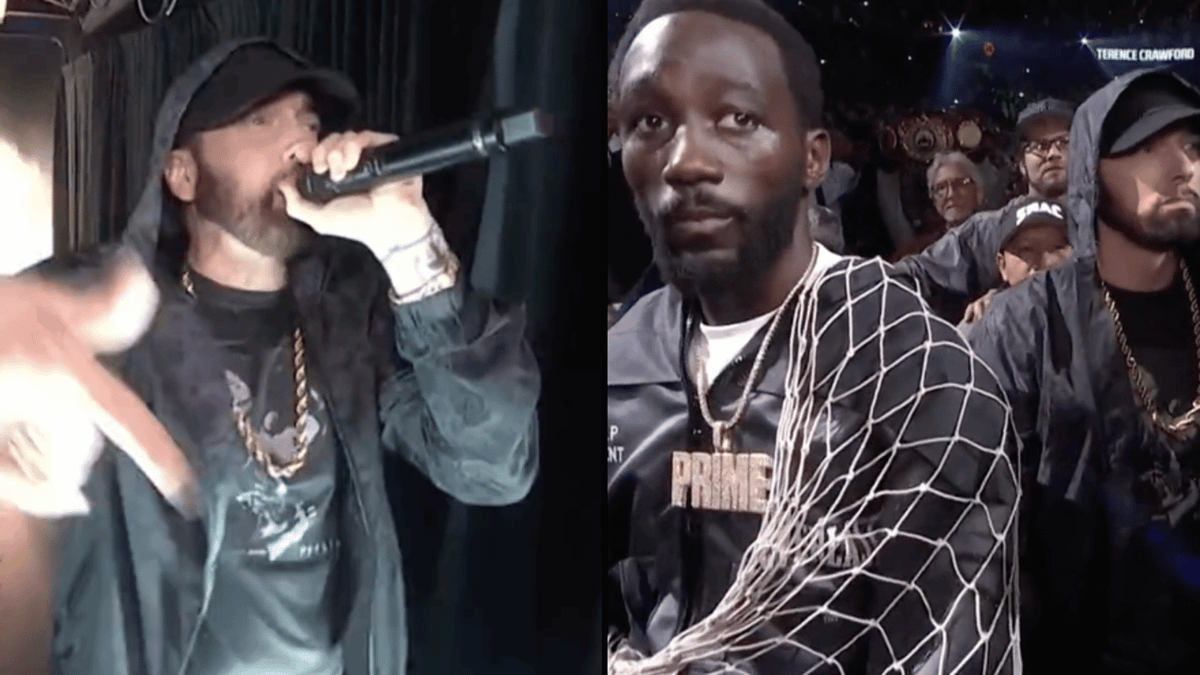 Terence Crawford walked out to 'Lose Yourself' with Eminem for ...