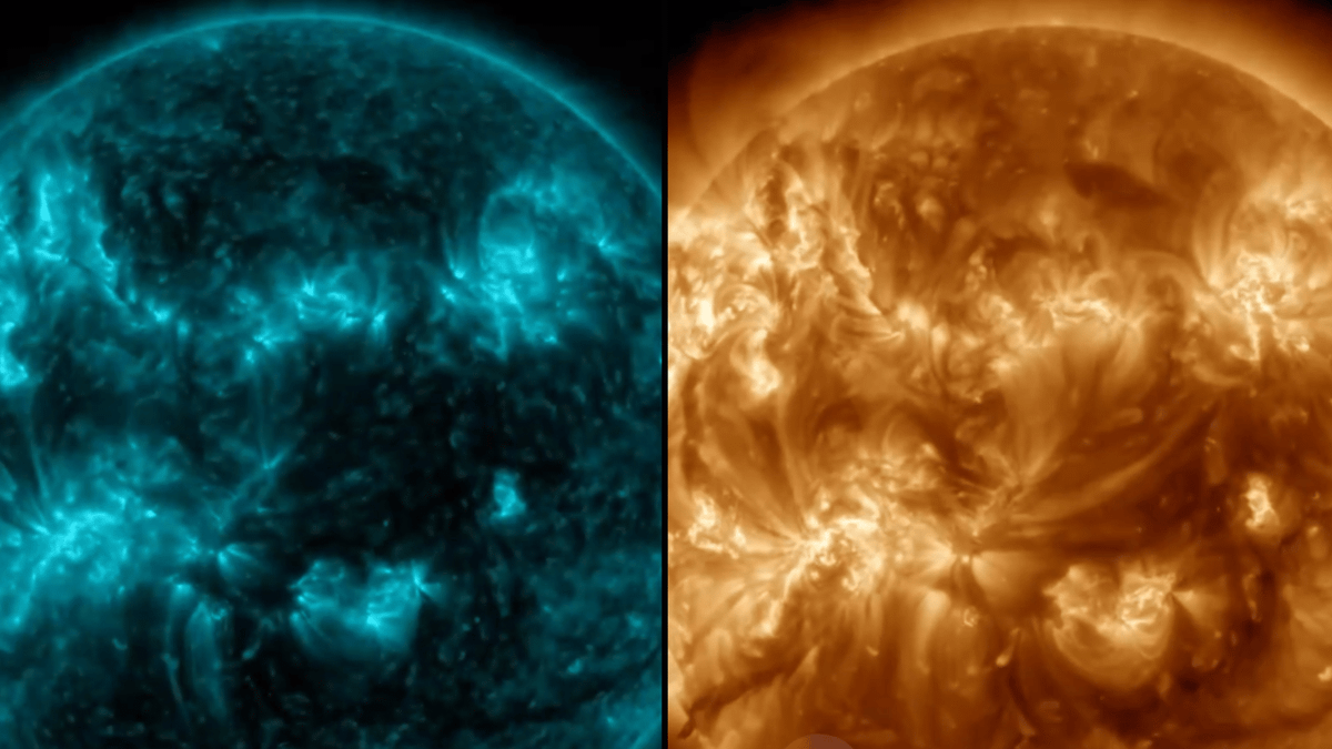 Incredible timelapse shows the Sun's strongest solar flare in a decade