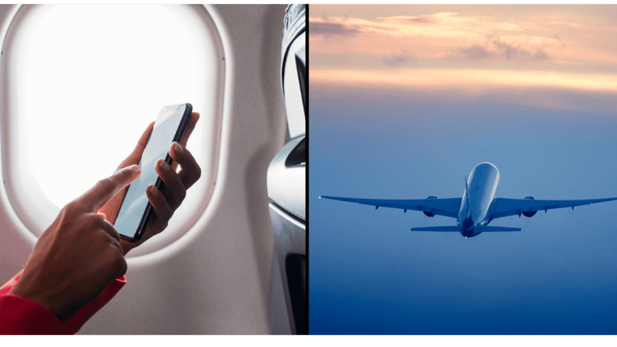 Why passengers are actually told to use flight mode on a plane