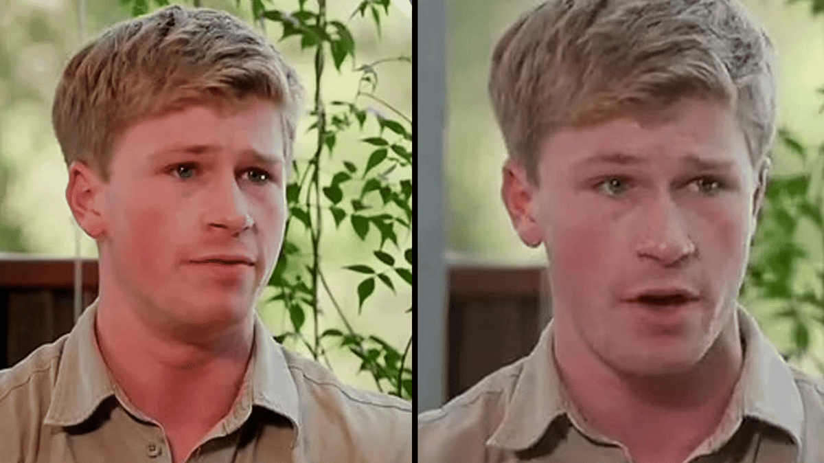 Robert Irwin holds back tears as he speaks about mother in rare solo ...