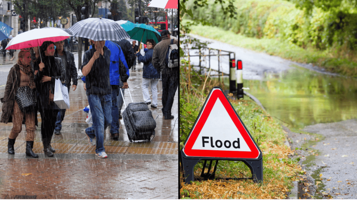 UK could be hit with weeks’ worth of rain in the next 24 hours, Met ...