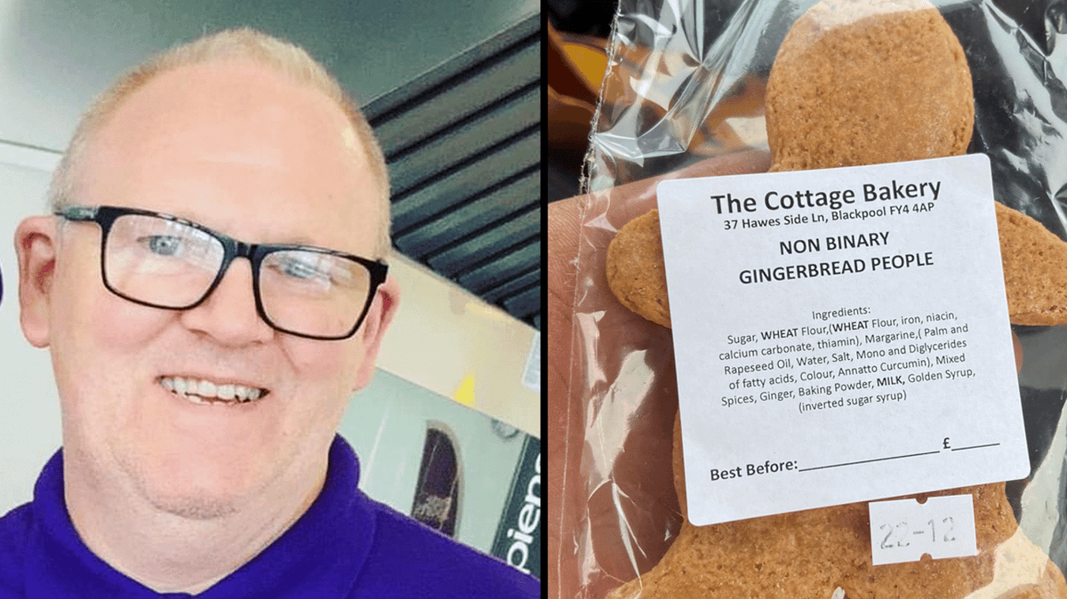 Bakery owner defends selling 'non-binary gingerbread people' after ...
