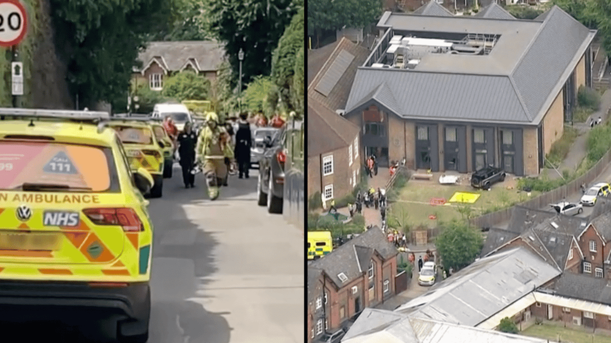 Girl dies and eight injured after car crashes into school on last day ...