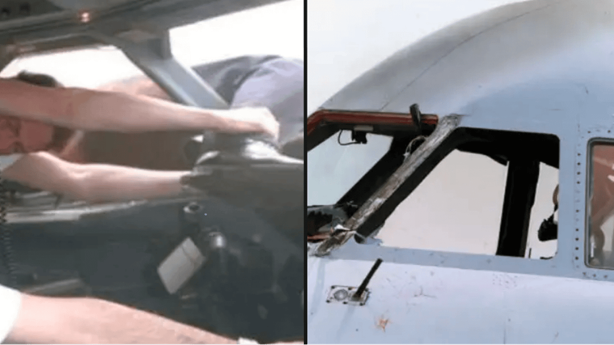Incredible story of pilot who was sucked out of plane at 23,000ft and ...