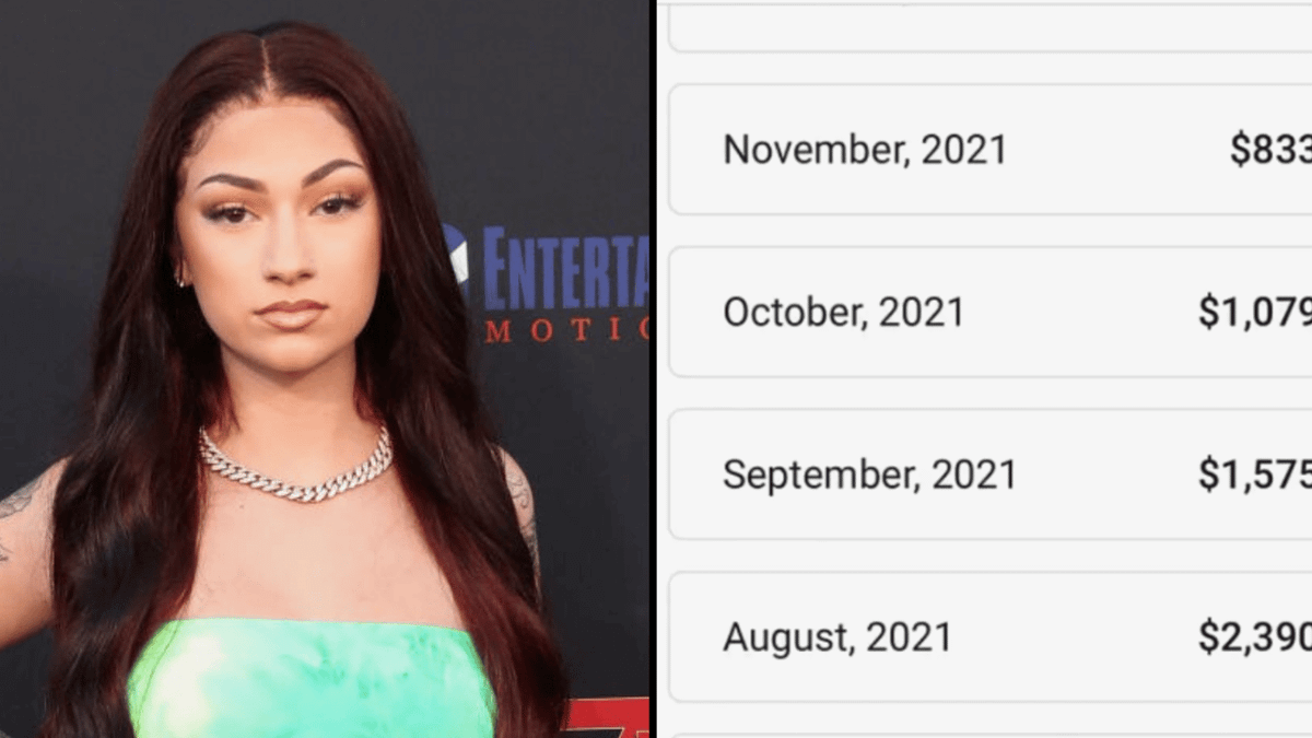 Bhad Bhabie shared her OnlyFans payslip to show how much biggest